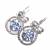 《A+ accessories》水之戀-浪漫淺藍鋯石耳環