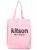 《 kitson》 尼龍LOGO購物袋-粉紅色