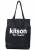 《 kitson》 尼龍LOGO購物袋-黑色