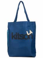 《 kitson》 尼龍LOGO購物袋 L.A.字樣 -暗藍色