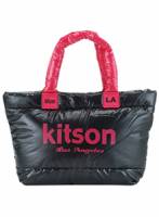 《kitson》鋪棉托特包 BLACK FUCHSIA