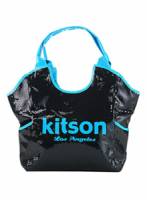 《kitson》 雙色亮片托特包 NEON BLUE