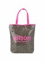 《kitson》 豹紋亮片托特包 長型 PINK PINK