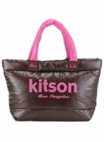 《kitson》 鋪棉托特包 BROWN PINK