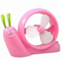 『粉色蝸牛』USB造型風扇