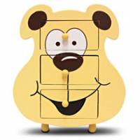 Wally Fun 三抽木製可愛動物飾品盒－杜賓狗