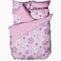 GALATEA《紫花朵朵》雙人純棉四件式床包被套組