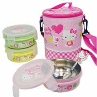 Hello Kitty兒童環保餐具組KS-8012