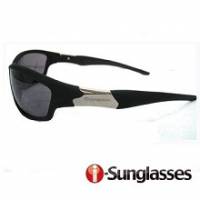【i-SunGlasses】運動型抗UV400太陽眼鏡-黑色