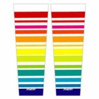 FUNCITY 抗UV氣網型彩色袖套- 海角彩虹