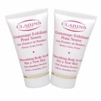 【CLARINS 克蘭詩】竹子精華去角質霜二入組 30ml