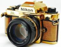 ［黃金相機系列］限量鍍金 Nikon FA 售價美金一萬二