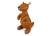 Zuny皮革動物造型擺飾書檔-袋鼠 黃褐色