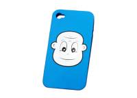 寶寶造型iPhone 4 4S保護套-藍色