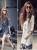 《完美比例》時尚氣質不規則 雪紡蕾絲兩件 韓版連衣裙~白