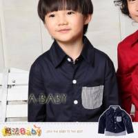 【魔法Baby】DODOMO品牌~假兩件潮款襯衫 上衣~男童裝~k29222
