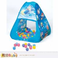 魔法Baby~親親安全玩具~三角帳篷~100球 彩盒裝 ~兒童遊戲器材~dcbh01