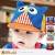 嬰幼兒遮陽帽~貓頭鷹造型遮陽帽~嬰兒服飾配件~魔法Baby~k33229