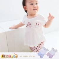 女寶寶套裝~短T短褲~嬰幼兒服飾~魔法Baby~k35056