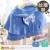 女童短裙褲~台灣製造女童短褲 藍.綠 ~魔法Baby~k35490