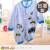 寶寶連身衣 台灣製嬰兒長袖兩用兔裝 魔法Baby~k35880
