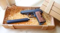 日本原木橡皮筋槍-PPK 007經典款 Walther PPK