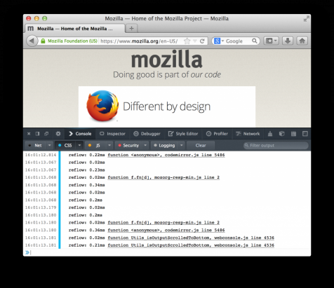 淺談 Firefox 27 開發者工具