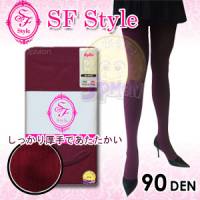 【SF_Style】90丹高彈力心機顯瘦褲襪 紅
