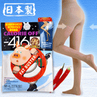 【日本小豬襪】唐辛子配合特殊加強編織翹臀褲襪 膚色