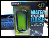 防潑水的機踏車用 iphone 5 保護殼 peripower Water Resistant