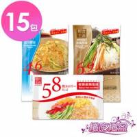 纖吃纖盈 低卡蒟蒻涼麵綜合辣味15包組