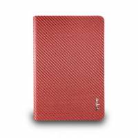 iPad mini- 玻纖對開式保護套-赭紅色