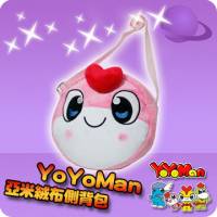 YoYoMan-幼幼超人絨布側背包 亞米