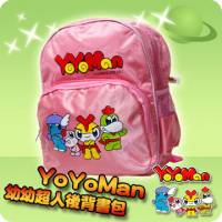 YoYoMan-幼幼超人後背書包 粉紅色