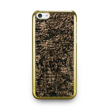 iPhone 5c- 星燦壓紋背蓋- 香檳金