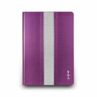 iPad mini Retina- 方格壓紋站立式保護套- 鈷紫色