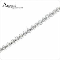 【ARGENT銀飾】單鍊系列「圈圈鍊」純銀項鍊 鍊寬2.5mm