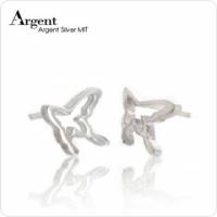 【ARGENT銀飾】造型系列「小蝶」純銀耳環