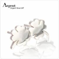 【ARGENT銀飾】造型系列「小幸運草」純銀耳環