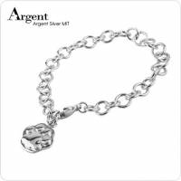 【ARGENT銀飾】動物系列「貓掌」純銀手鍊 搭配手工鍊