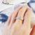 【ARGENT銀飾精品】K白金真鑽系列－男戒「真愛滿溢 R02男.寬版 」14K金戒指 54顆鑽 Diamond 結婚戒指