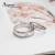 【ARGENT銀飾精品】K白金真鑽系列－男女對戒－「深刻唯一 R07寬+細版 」14K金戒指 一對價