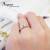 【ARGENT銀飾精品】K白金真鑽系列－女戒「三世情緣 R39女.細版 」14K金戒指單鑽+3顆鑽顆鑽 Diamond 結婚戒指