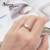 【ARGENT銀飾精品】K白金真鑽系列－男戒「真愛自由 R36男.寬版 」14K金戒指素面造型 結婚訂婚求婚戒指