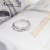 【ARGENT銀飾精品】K白金真鑽系列－男戒「真愛擁久 R52男.寬版 」14K金戒指素面造型 結婚訂婚求婚戒指