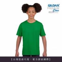 GILDAN 總代理-100 美國棉~亞規圓筒短袖素面-童Thirt 5件