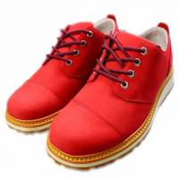 2014春夏新款 Burnetie男款 休閒鞋 紅色
