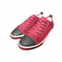 2014春夏新款 Burnetie男款 低筒帆布鞋 紅色