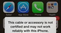 這天還是來了 iOS 7 管制 MFi 認證的 Lightning Cable 才能充電 i系列產品