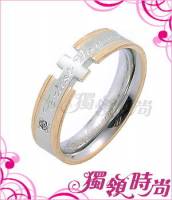 此情不渝白鋼戒-女款